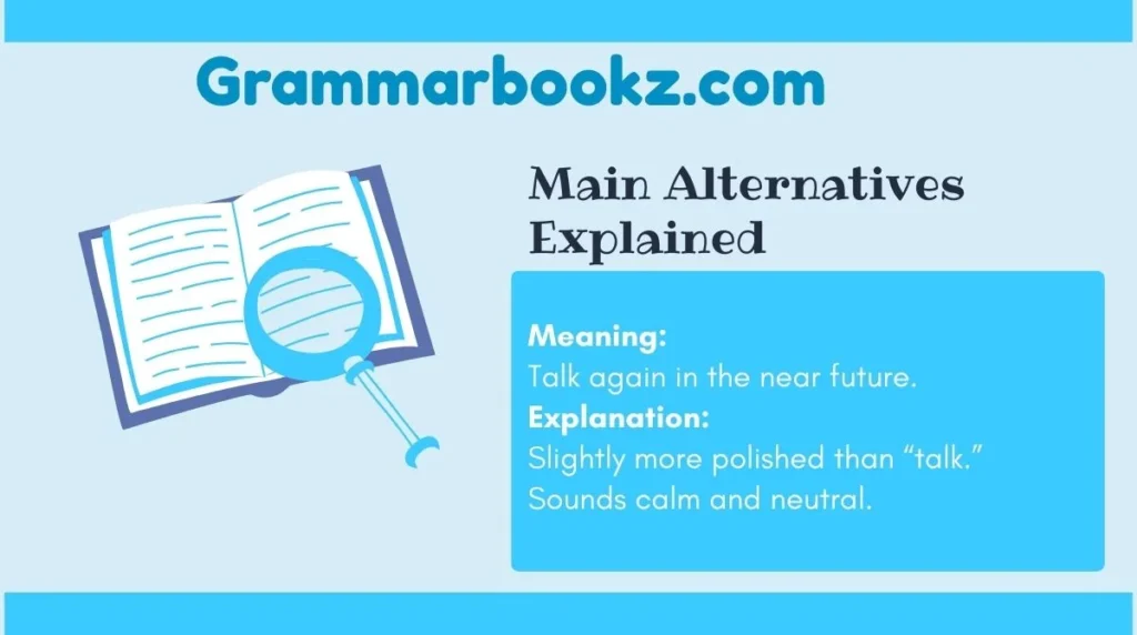 Main Alternatives Explained