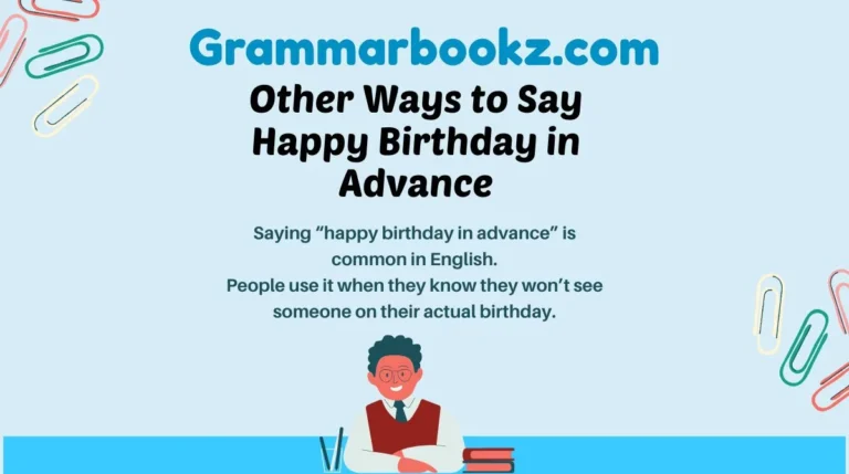 other Ways to Say Happy Birthday in Advance