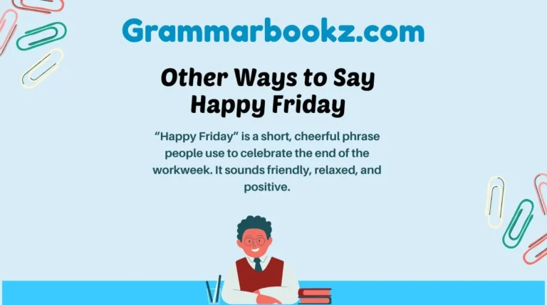 Other Ways to Say Happy Friday