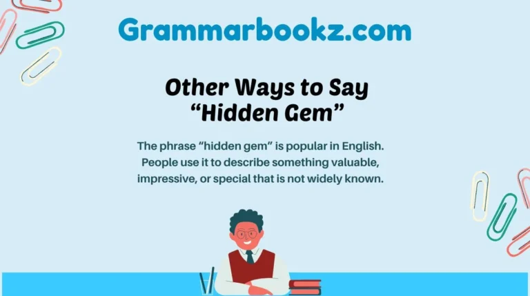 Other Ways to Say “Hidden Gem”