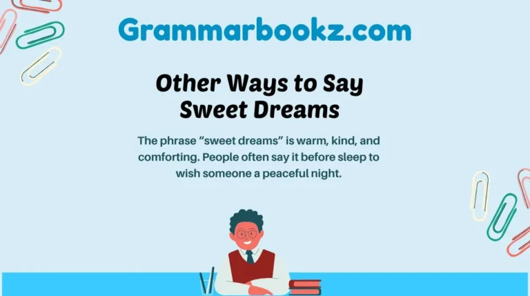 Other Ways to Say Sweet Dreams