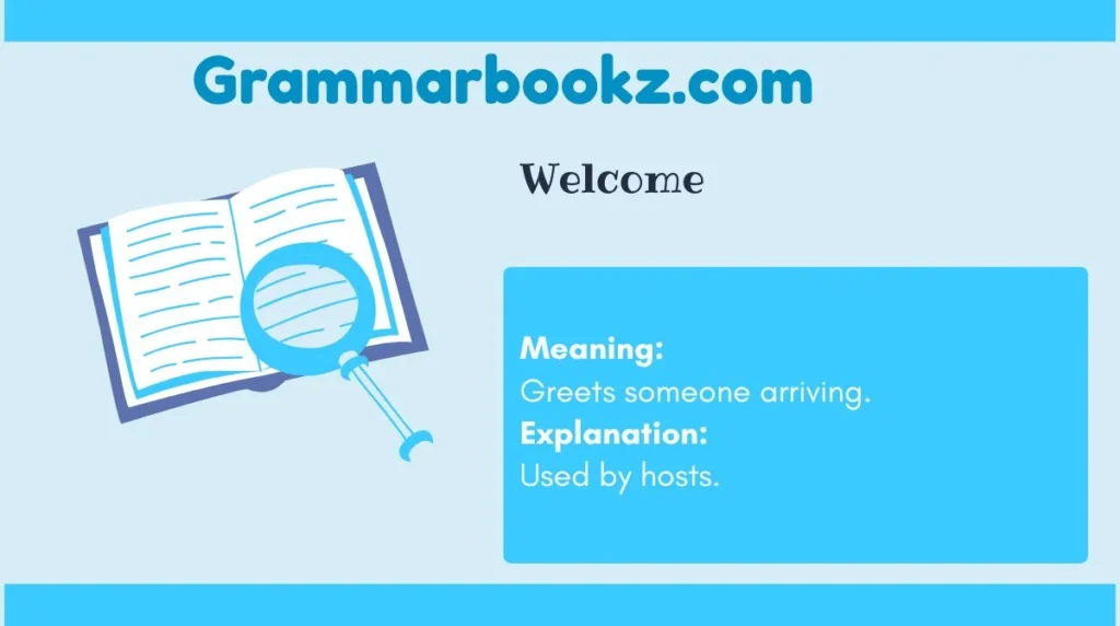Welcome