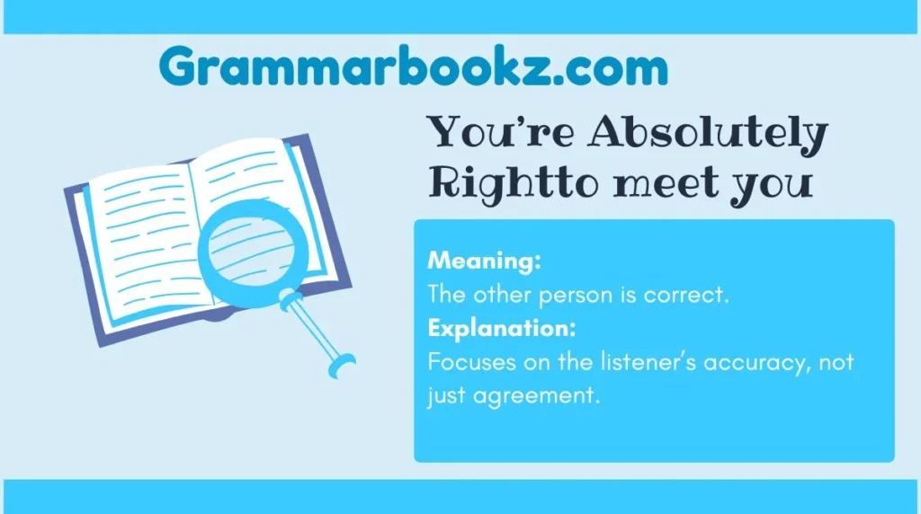 You’re Absolutely Right